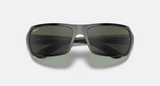Ray-Ban RB4075 Unisex Lifestyle Rectangle Sunglasses