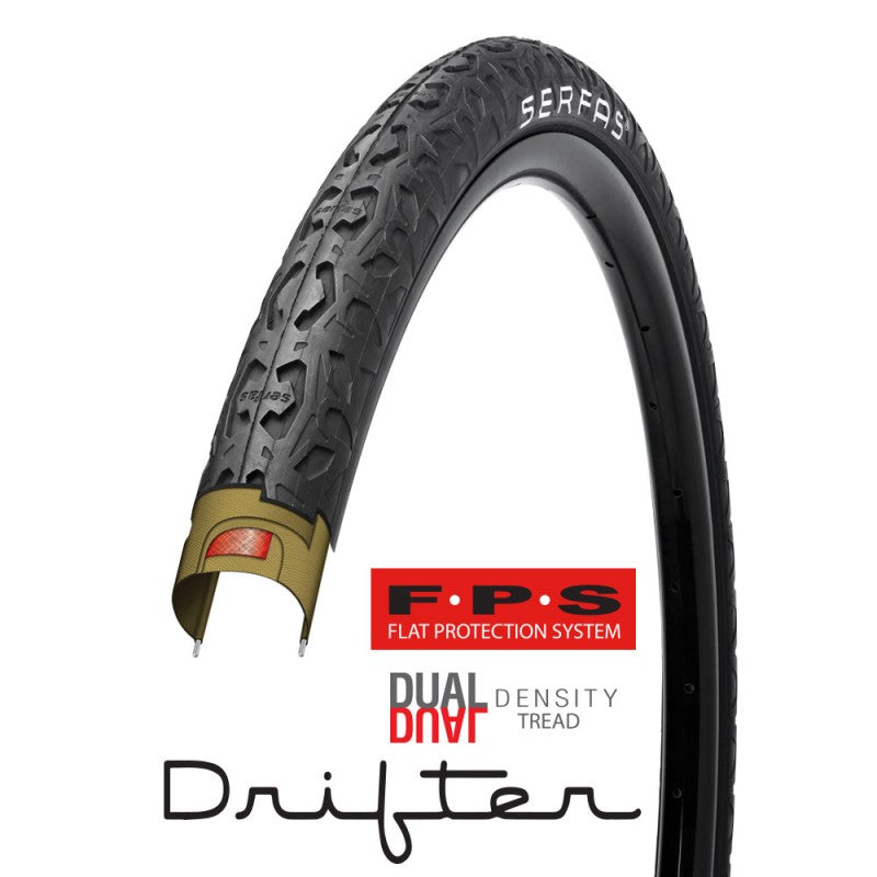 Serfas Drifter Reflective City Unisex Bike Tire