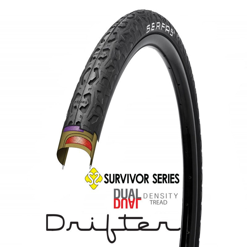 Serfas Survivor Drifter City Unisex Bike Tire