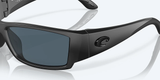 Costa del Mar Corbina Men Fishing Polarized Sunglasses Blackout Grey Mirror Detail