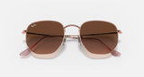 Ray-Ban RB3548N Hexagonal Flat Lens Sunglasses