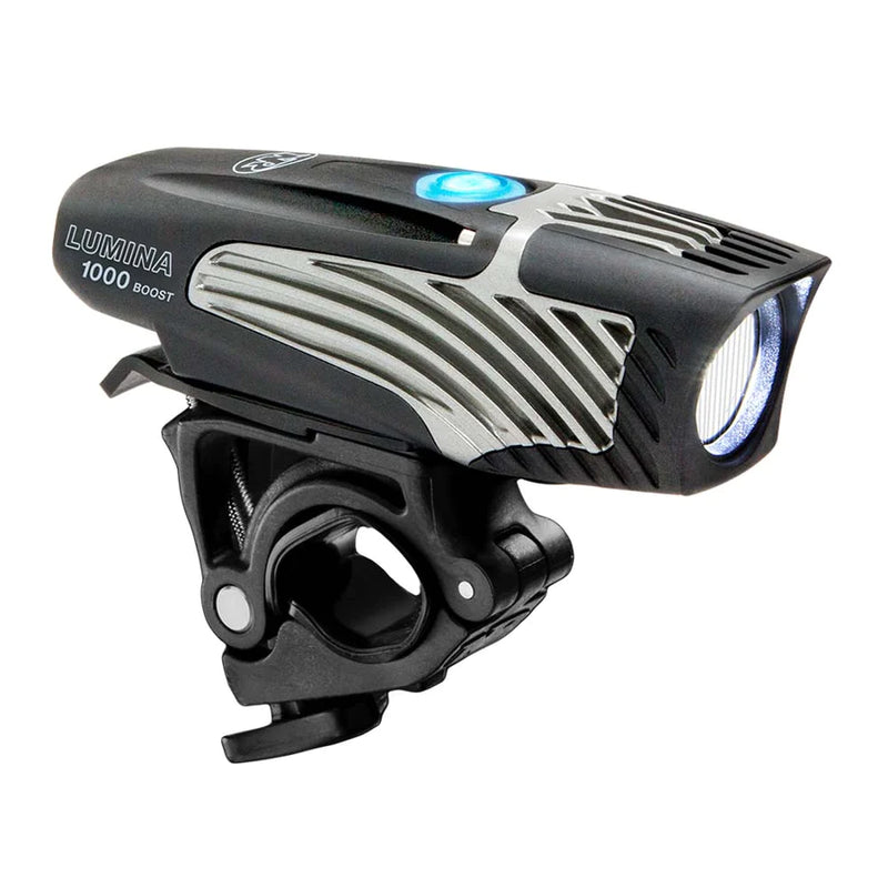 NiteRider Lumina 1000 Boost USB Rechargeable Bike Light Powerful Lumens Bicycle Headlight LED Front Light Easy to Install for Men Women Road Mountain Adventure Commuter Cycling Safety Flashlight