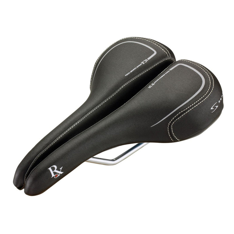 Serfas MH-RX Performance RX Saddle w/ Anti-Microbial Microfiber Cover Men Bike Saddle