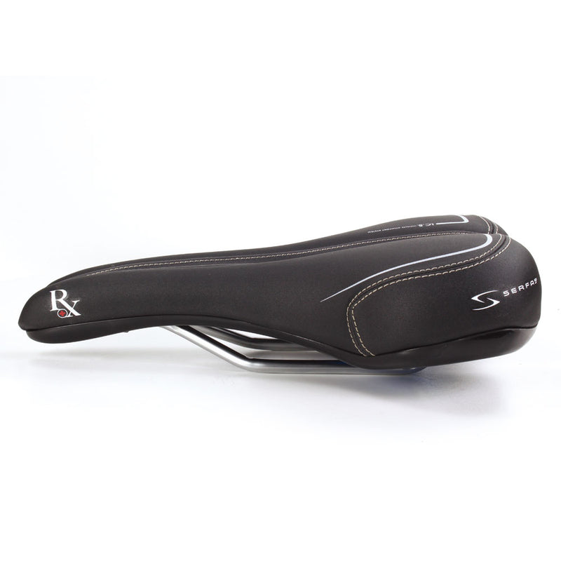 Serfas MH-RX Performance RX Saddle w/ Anti-Microbial Microfiber Cover Men Bike Saddle