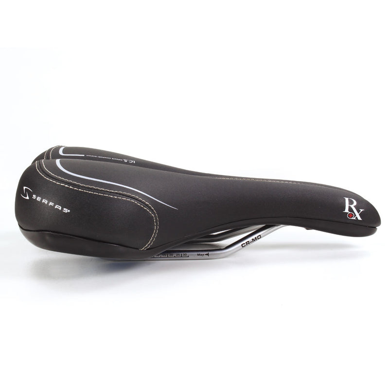 Serfas MH-RX Performance RX Saddle w/ Anti-Microbial Microfiber Cover Men Bike Saddle