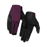 Giro Women Havoc Adult Cycling Gloves showcasing the seamless palm and breathable mesh urchin purple